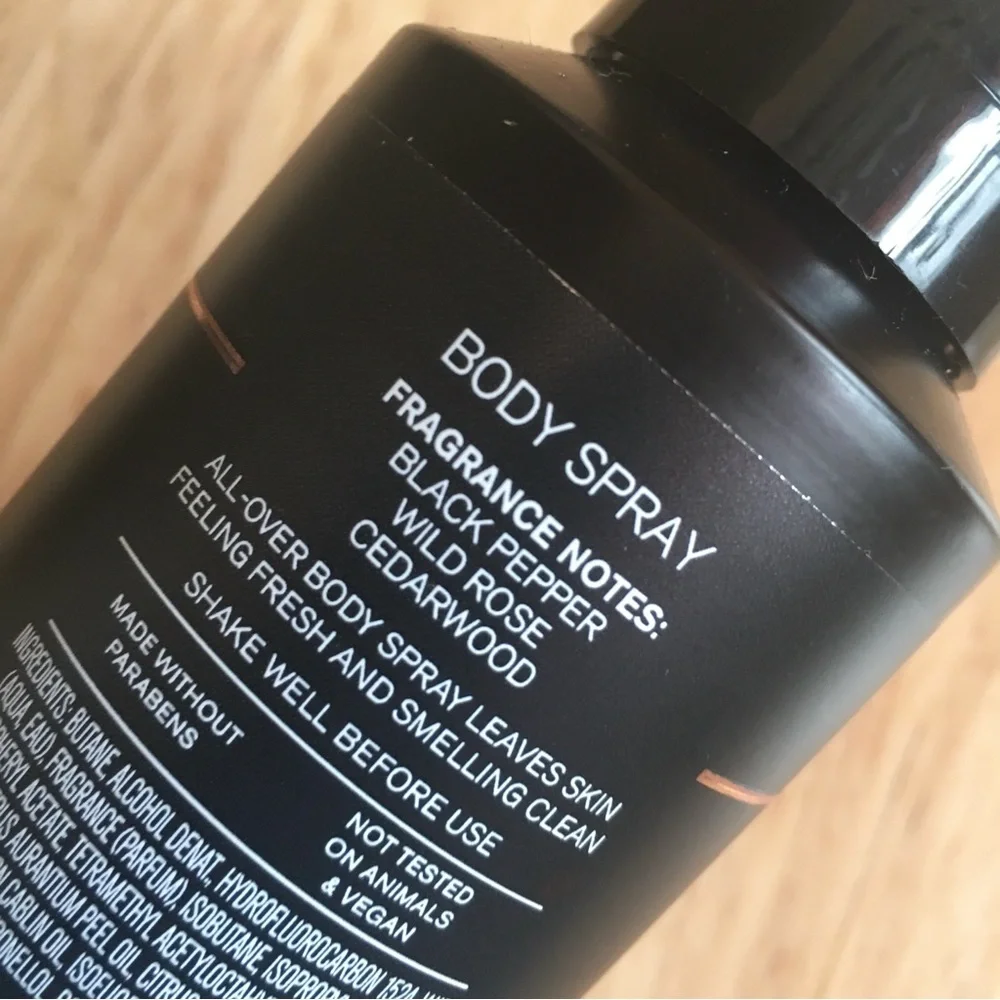 Bath & Body Works Nocturnal Rose Body Spray - Black and Purple